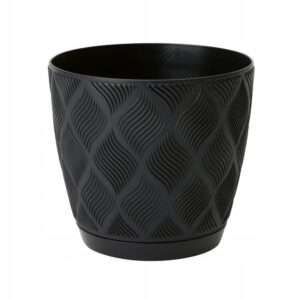 DONICZKA Z PODSTAWKĄ FLOW PETIT 19 CM CZARNY
