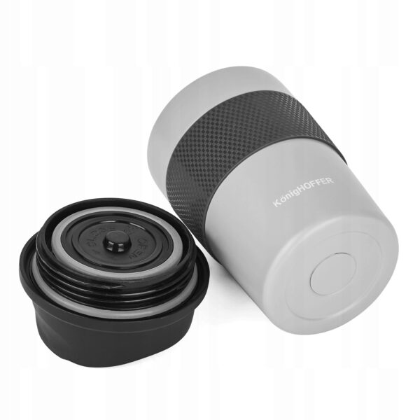 Kubek termiczny Stylowy Konighoffer Elliot z silikonową obwódką 330 ml - obrazek 4