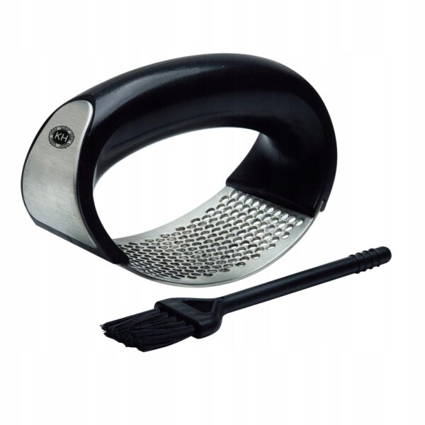 Praska Wyciskacz do czosnku stalowa Konighoffer szczoteczka 10,5x5x7cm - obrazek 2