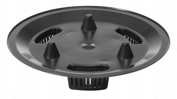 DONICZKA NA NÓŻKACH DONICA MISA ROMA SZARA ANTRACYT ⌀ 29 CM - obrazek 7