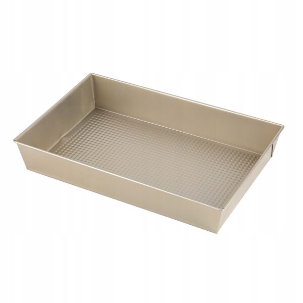 Blacha do pieczenia Forma 36,5x23,5x6 cm Stal Węglowa Kwadratowa Brytfanna - obrazek 2