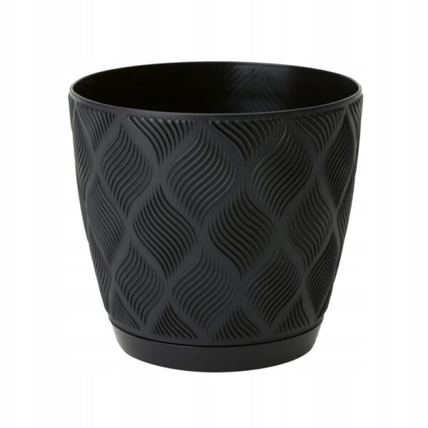 DONICZKA Z PODSTAWKĄ FLOW PETIT 15 CM CZARNY - obrazek 7