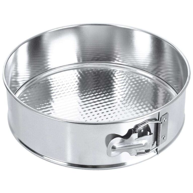 Tortownica blacha okragła ocynowana z fakturowanym dnem 24 cm