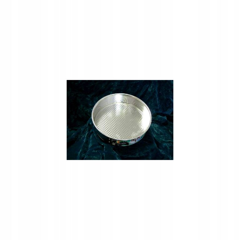 Tortownica Blacha Forma do pieczenia ocynowana z fakturowanym dnem 28 cm - obrazek 3