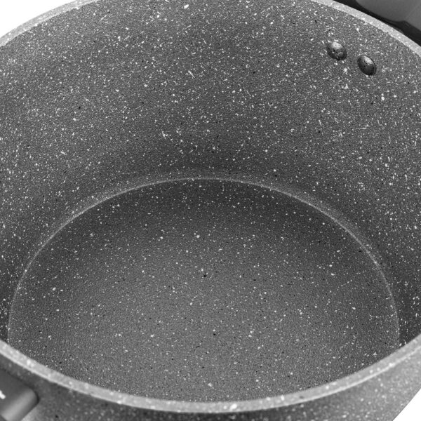 Garnek kamienny nieprzywierający aluminium Lava Stone 28cm 7 litrów - obrazek 8