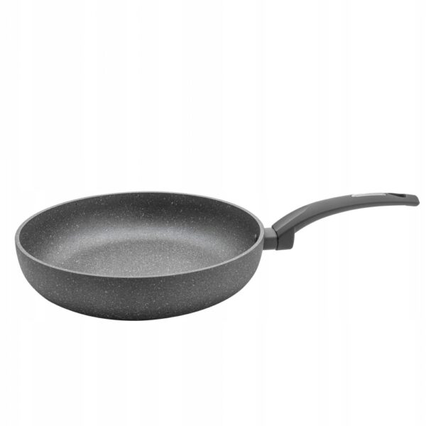 Patelnia kamienna nieprzywierająca Lava Stone 28 cm szara