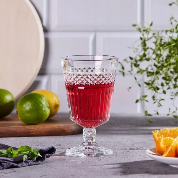 Szklanka do napojów Greta na stopce Pucharek 330 ml - obrazek 4