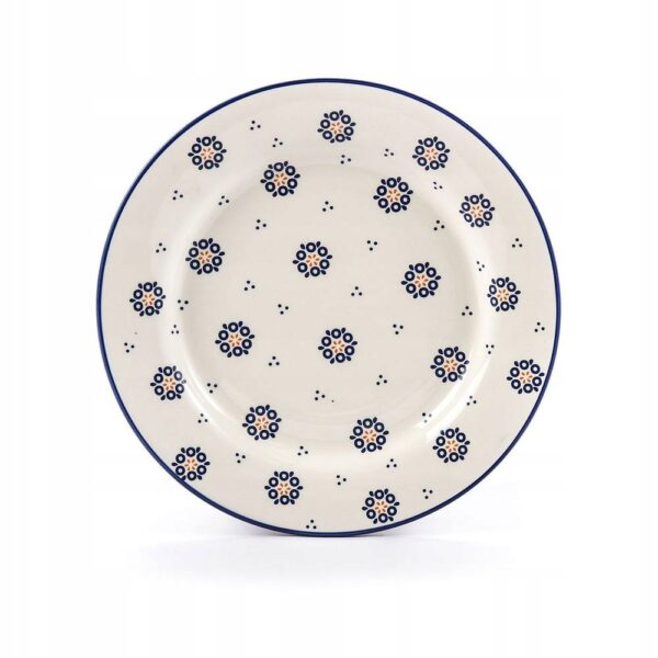 Talerz obiadowy na ciasto ceramiczny Folklor 26 cm