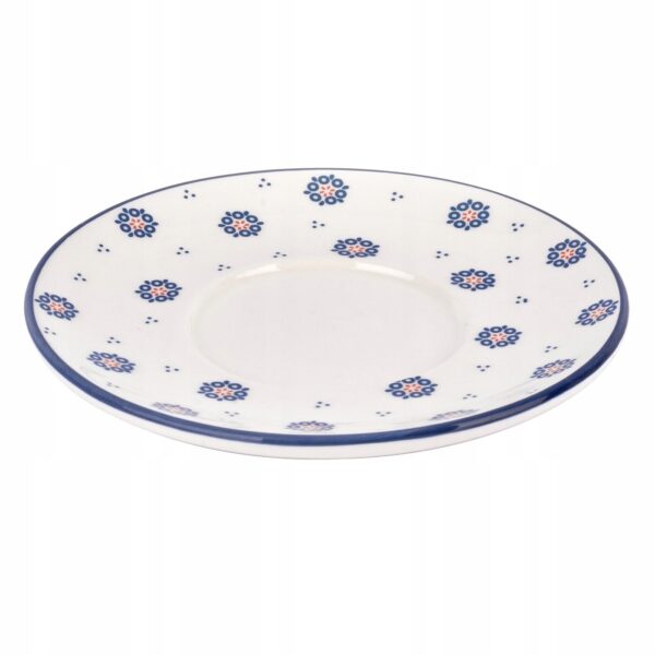 Filiżanka ze spodkiem ceramika Folklor duża do kawy herbaty ludowy 300 ml - obrazek 7