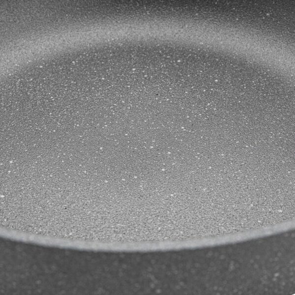 Patelnia kamienna nieprzywierająca Florina Lava Stone 30 cm szara - obrazek 5