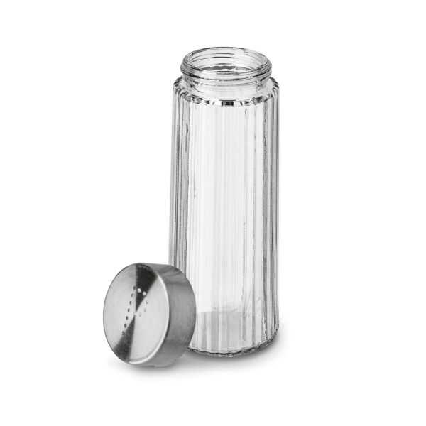 Przyprawniki kuchenne na stół SZKLANA SOLNICZKA PIEPRZNICZKA 2 sztuki 170ml - obrazek 3