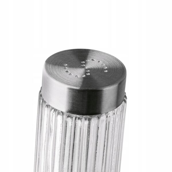 Przyprawniki kuchenne na stół SZKLANA SOLNICZKA PIEPRZNICZKA 2 sztuki 170ml - obrazek 5