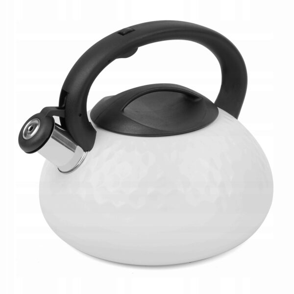 Czajnik stalowy Biały GEOMETRIC  3 L biały - obrazek 2