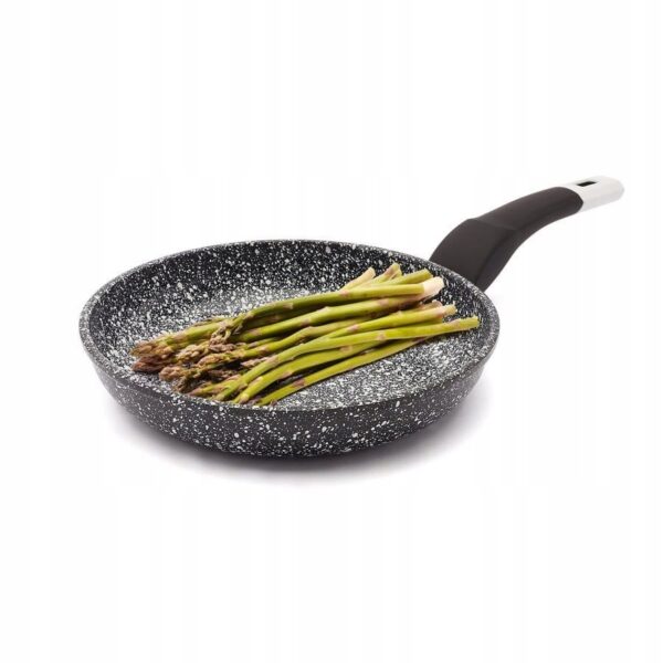 Patelnia ceramiczna MARMURKOWA indukcja  nieprzywierająca 20 cm - obrazek 4