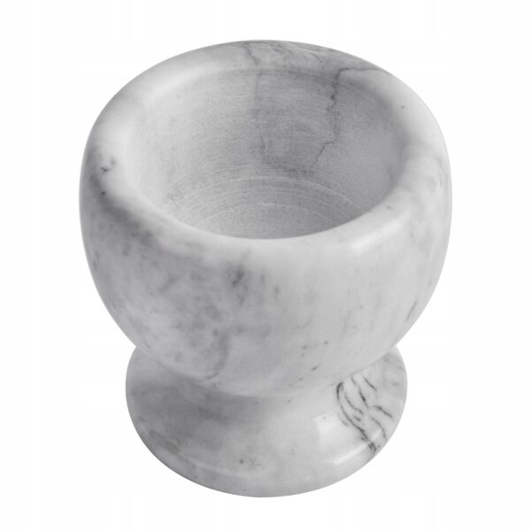 Moździerz kuchenny kamienny marmurowy szary 10,5x10,5 cm - obrazek 11