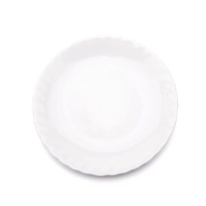 Talerz deserowy 20cm biały szklany PRIMA Bormioli
