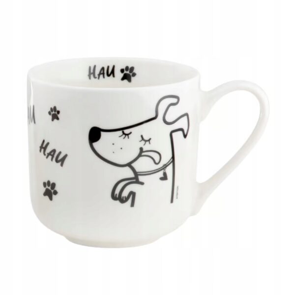 Kubek PSYtul mnie porcelanowy 455 ml Ambition PIES - obrazek 2
