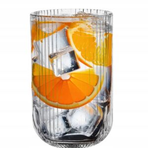 Szklanka prążkowana Literatka do napoju soku wody SELENA  430 ml 1 szt