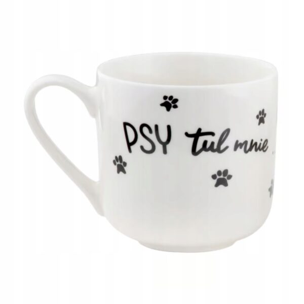 Kubek PSYtul mnie porcelanowy 455 ml Ambition PIES - obrazek 3