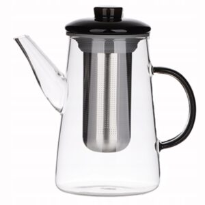 Dzbanek szklany zaparzacz do ziół herbaty 0,7 L metalowy wkład