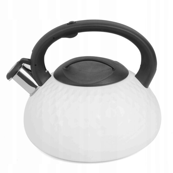 Czajnik stalowy Biały GEOMETRIC  3 L biały - obrazek 9