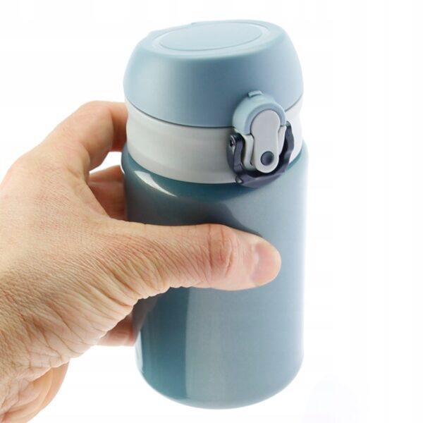 TERMOS KUBEK TERMICZNY PODRÓŻNY STALOWY 300ml DO KAWY HERBATY - obrazek 7