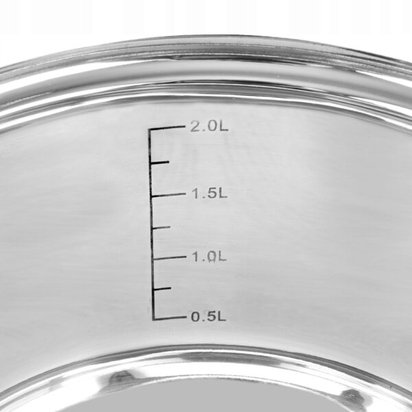 Komplet garnków nierdzewnych POLPO 8 elementów - obrazek 2