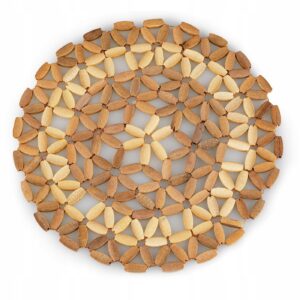 Podkładka pod gorący garnek podstawka Bambus drewno 23x23 cm