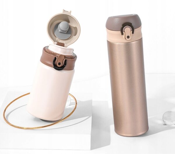 Kubek termiczny TERMOS LEKKI z ustnikiem szczelny 450 ml - obrazek 2