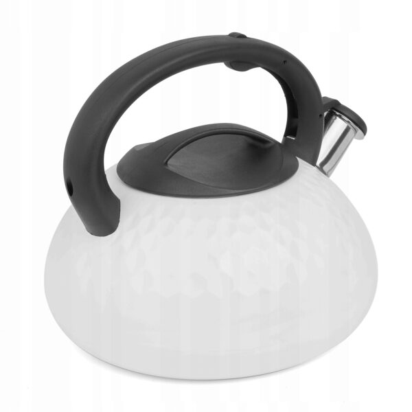 Czajnik stalowy Biały GEOMETRIC  3 L biały - obrazek 3