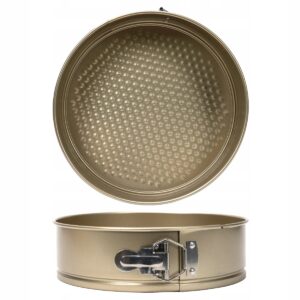 Tortownica BLACHA forma do pieczenia okrągła 28 cm ZŁOTA