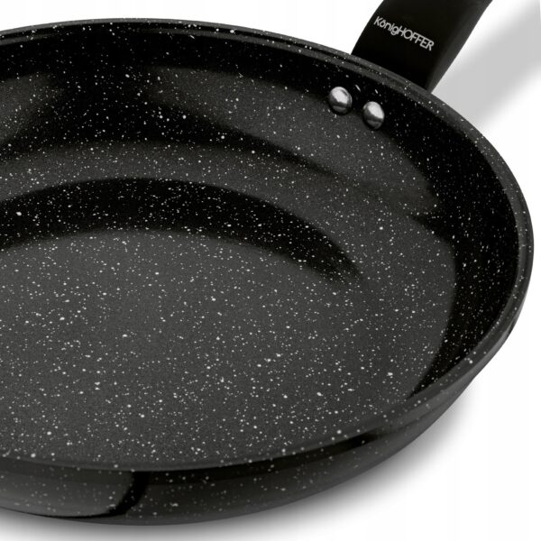 Patelnia ceramiczna MARMURKOWA indukcja nieprzywierająca 28 cm - obrazek 5