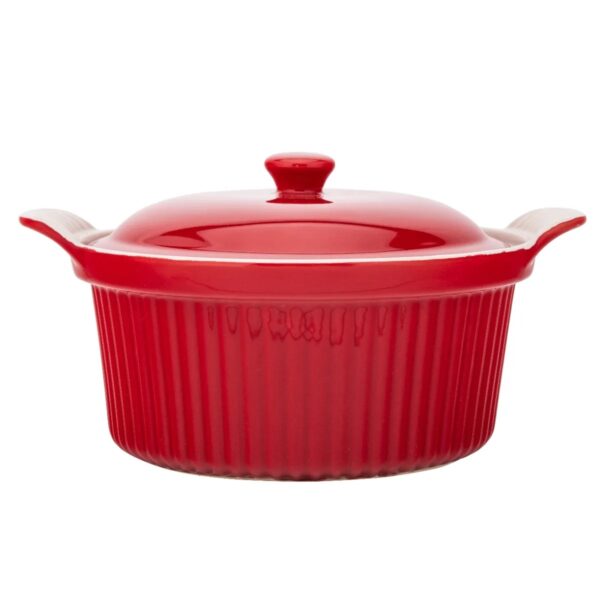 Naczynie żaroodporne ceramiczne z pokrywą Red Chilli 2,2 L