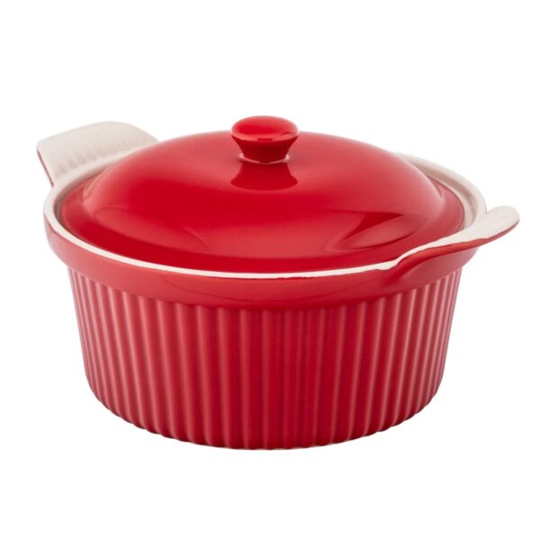 Naczynie żaroodporne ceramiczne z pokrywą Red Chilli 2,2 L - obrazek 8