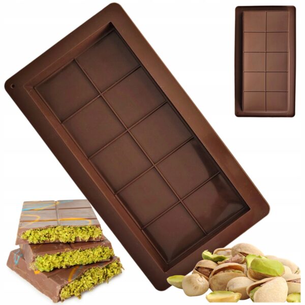 Forma silikonowa Foremka do Dubajskiej Czekolady 13,5 x 25cm Viral Dubai