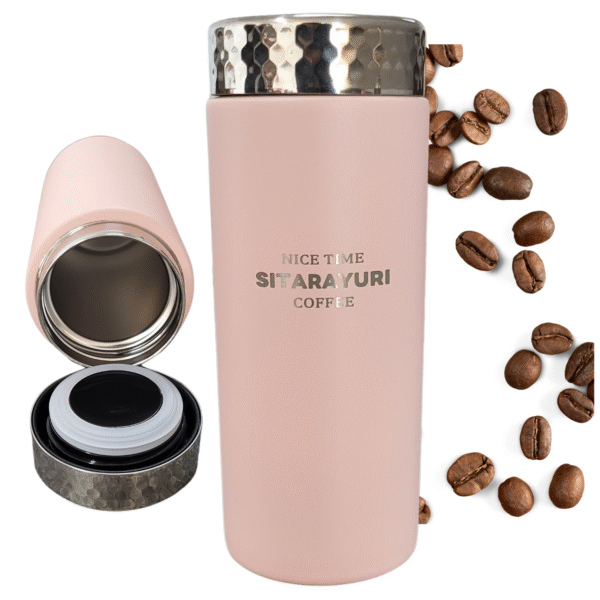 Kubek Termiczny 420 ml Stalowy matowy z zakrętką - obrazek 4