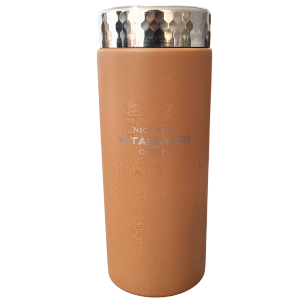 Kubek Termiczny 420 ml Stalowy matowy z zakrętką - obrazek 5