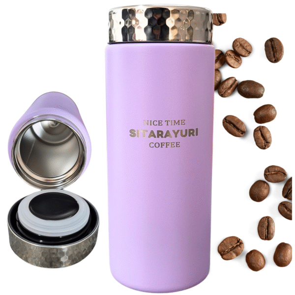 Kubek Termiczny 420 ml Stalowy matowy z zakrętką - obrazek 11