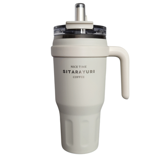 Kubek Termiczny VIRALOWY  podręczny 1100 ml z uchwytem Słomka zatyczka - obrazek 8