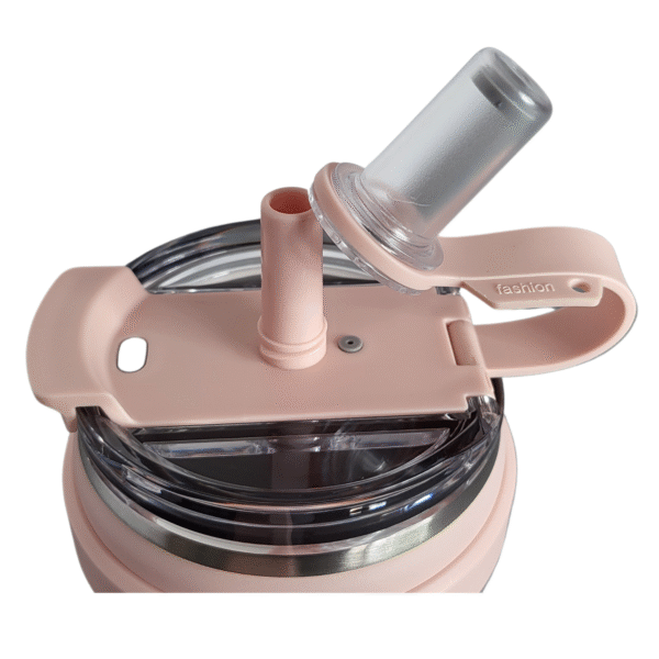 Kubek Termiczny VIRALOWY  podręczny 1100 ml z uchwytem Słomka zatyczka - obrazek 11