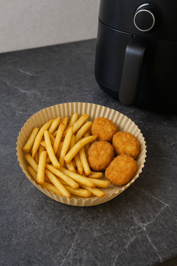 Papier do pieczenia Wkład do frytkownicy AIRFRYER 23 cm 50 sztuk - obrazek 2
