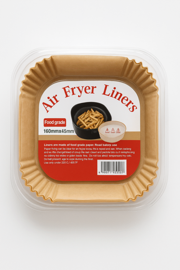 Papier do pieczenia wklad do frytkownicy AIRFRYER 16x16 cm 50 sztuk - obrazek 2