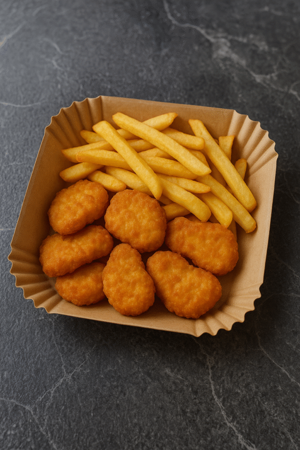 Papier do pieczenia wklad do frytkownicy AIRFRYER 16x16 cm 50 sztuk - obrazek 3