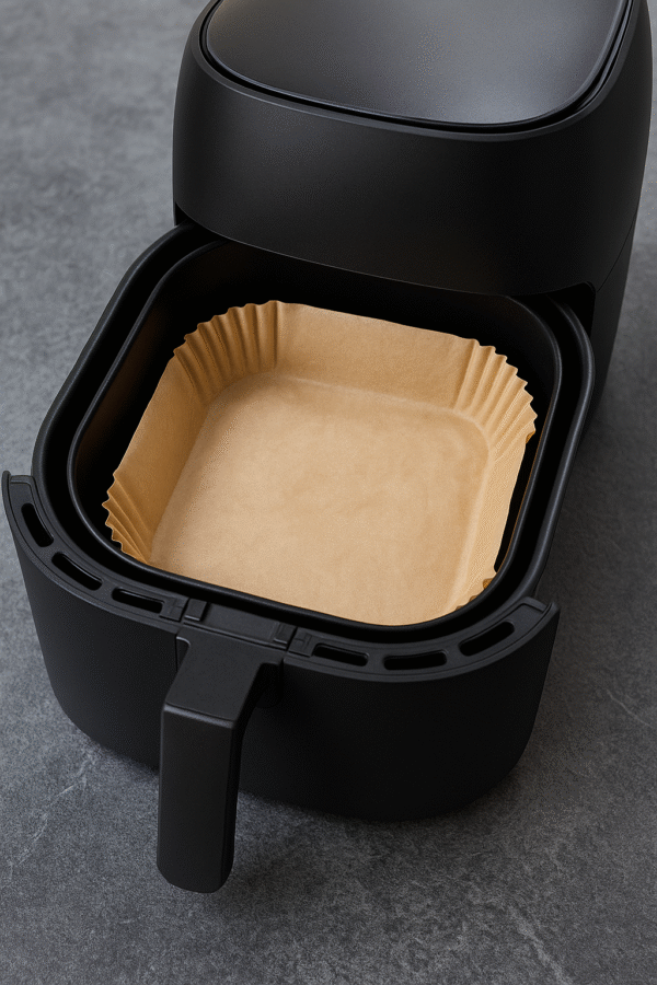 Papier do pieczenia wklad do frytkownicy AIRFRYER 16x16 cm 50 sztuk - obrazek 4