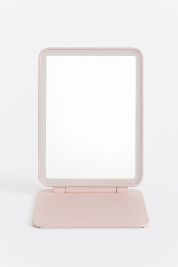 Lusterko do makijażu LED 13x19 cm podświetlane do makijażu ładowane USB - obrazek 10