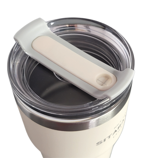 Kubek Termiczny 700 ml Matowy Słomka+Szczoteczka termos Stal nierdzewna - obrazek 5