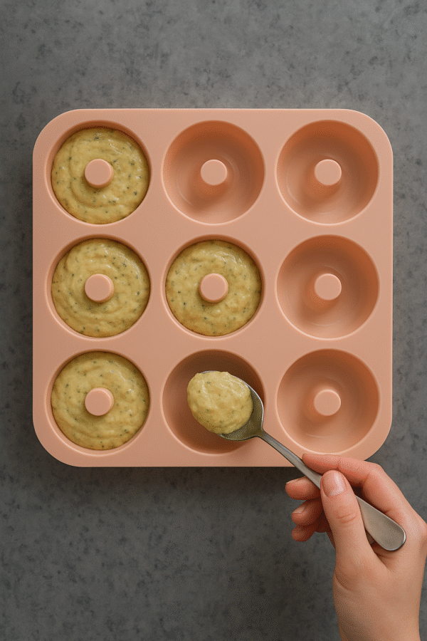 Forma silikonowa do donatów 9 gniazd 28,5x28,5 cm - obrazek 2