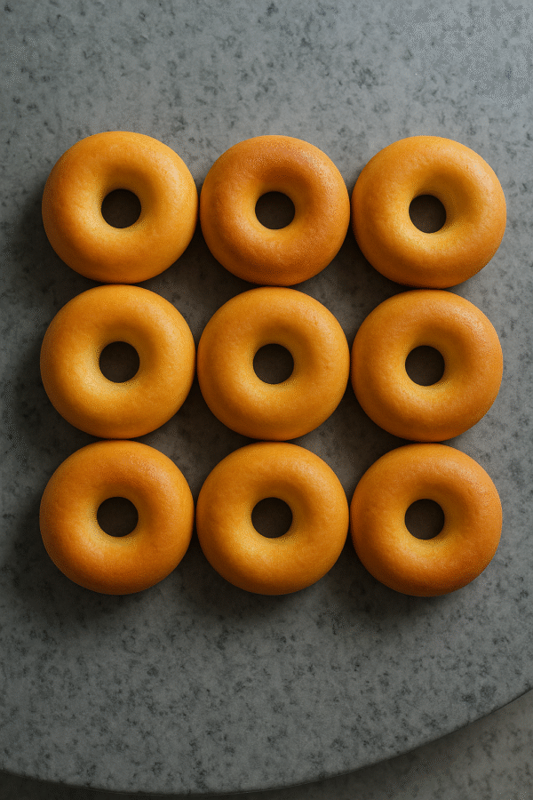 Forma silikonowa do donatów 9 gniazd 28,5x28,5 cm - obrazek 3