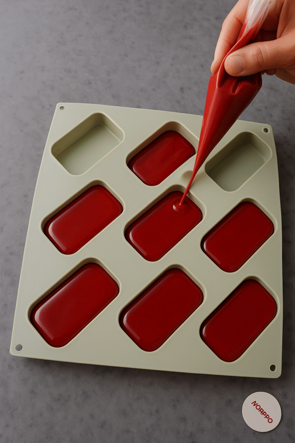 Forma silikonowa do Deserków Batoników Kostek Lodu DIY 30×21×1,8 cm - obrazek 3