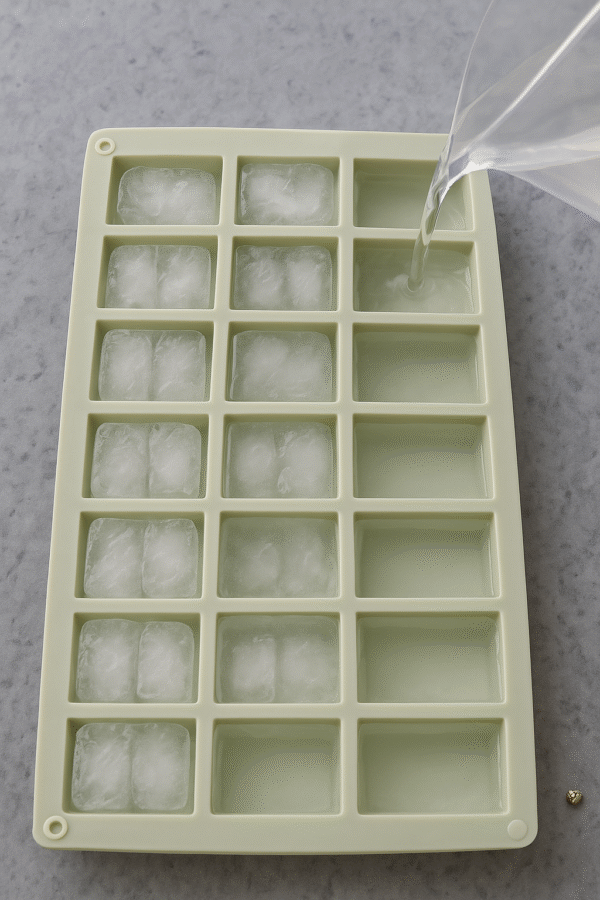 Foremka do kostek lodu Czekoladek Silikonowa 20 kostek 30x17,5x2cm - obrazek 3